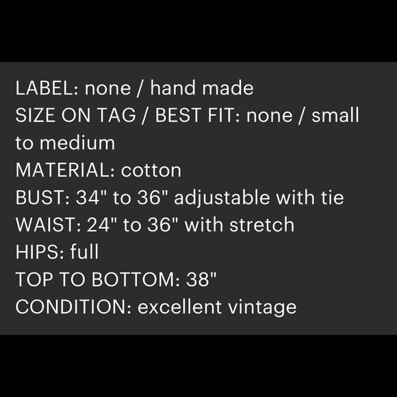 Strapless cotton handmade blue white polkadot dress - Picture 10 of 10